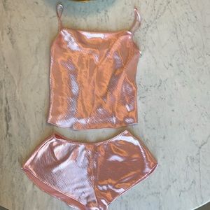 Sexy pink Spring sleep set. Victoria Secret size Medium never worn